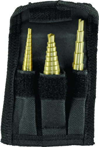 PERFORMANCE TOOL 3 PC Step Drill Set