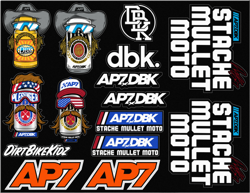 DBK AP7 STICKER SHEET 8.5"X11"