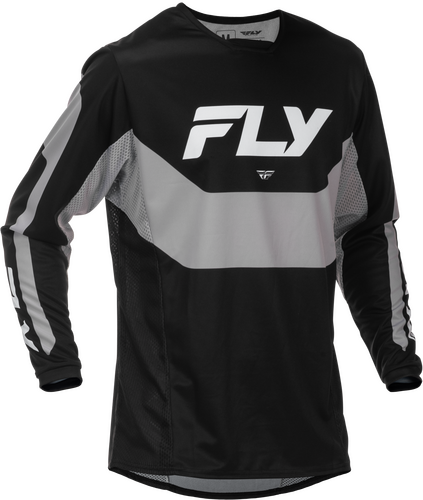 FLY RACING KINETIC JERSEY BLACK/GREY MD