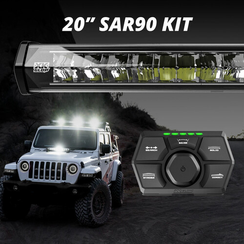 XKGLOW 20" SAR 90 Emergency Light Bar Kit