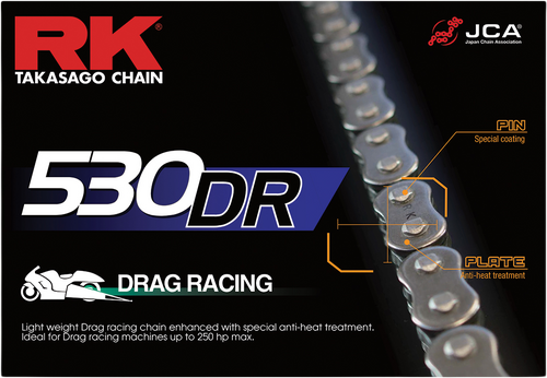 RK EXCEL 530 DR Drag Racing Chain