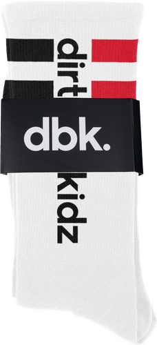 DBK BASIC SOCK 2 PACK WHITE/BLACK