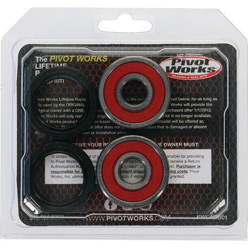 PIVOT WORKS Premium Wheel Bearing Kit