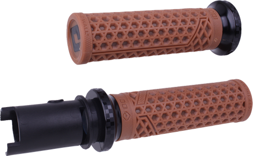 VAN'S LOCK-ON GRIPS GUM RUBBER/CHECKER CVO `23-24