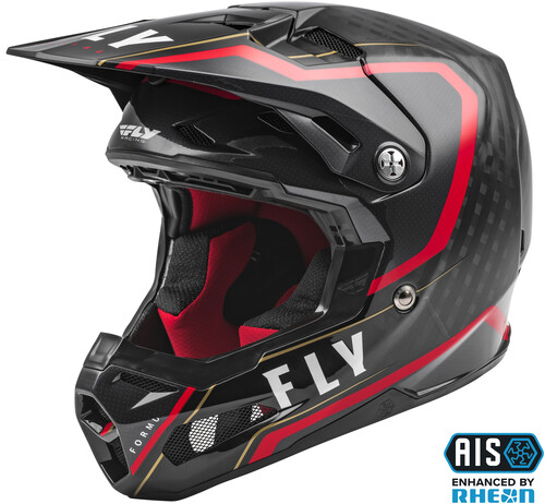 FORMULA CARBON AXON HELMET BLACK/RED/KHAKI SM FORMULA CARBON AXON HELMET BLACK/RED/KHAKI SM