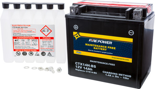 FIRE POWER Maintenance Free Sealed Battery