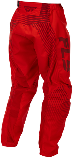 FLY RACING YOUTH F-16 PANTS RED SZ 18