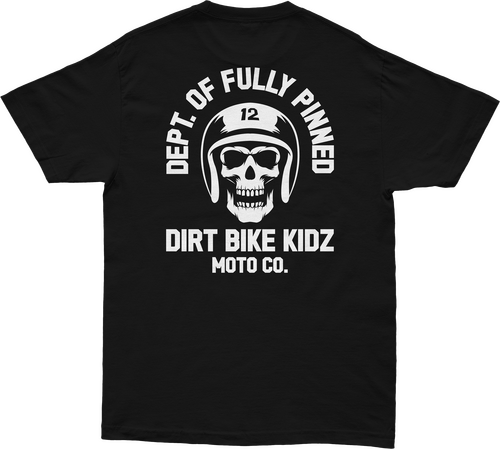 DBK FULLY PINNED TEE BLACK LG