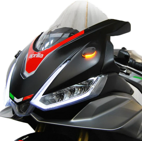 NEW RAGE CYCLES Mirror Block Off Turn Signals