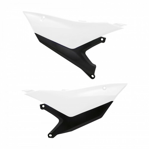 SIDE NUMBER PLATES WHITE