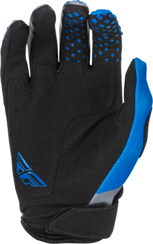 FLY RACING KINETIC GLOVES BLUE/GREY/BLACK MD