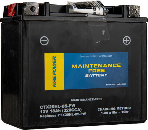 FIRE POWER Maintenance Free Sealed Battery