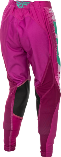 FLY RACING WOMEN'S LITE PANTS PINK/TURQUOISE SZ 0/02