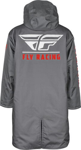 FLY RACING PIT COAT GREY/RED