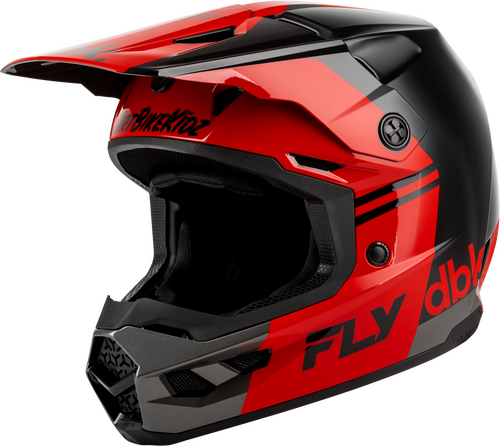 KINETIC DBK HELMET BLACK/RED/GREY XL