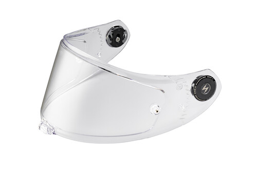 EXO-WARP RACE FACESHIELD CLEAR PINLOCK W/ TEAR-OFF POSTS