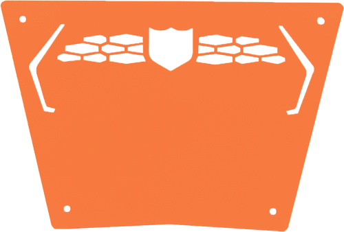 FRONT SPORT BUMPER SKID PLATE ORANGE MADNESS