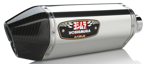 Yoshimura R77D Stainless Slip-On Exhaust 2011-2024 Suzuki GSX-R600 & GSX-R750