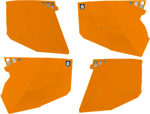 STEALTH DOOR ALLUMINUM SKINS ORANGE MADNESS POL