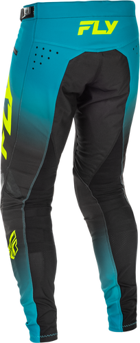 FLY RACING YOUTH RAYCE BICYCLE PANTS TEAL/BLACK/LIME SZ 18