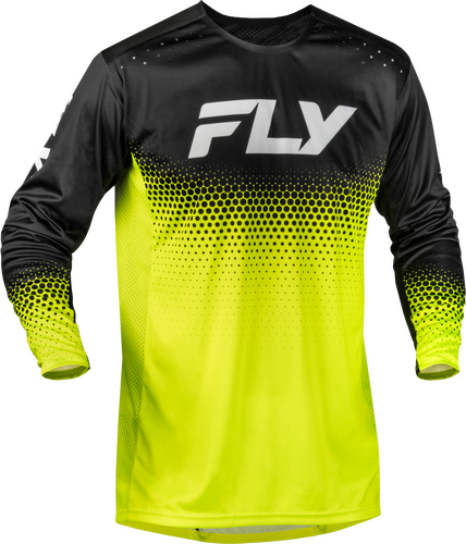 YTH RAYCE SONAR BICYCLE JERSEY HI-VIS/BLACK/WHITE YM
