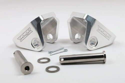 Works Connection Aluminum Offset Foot Peg Mounts