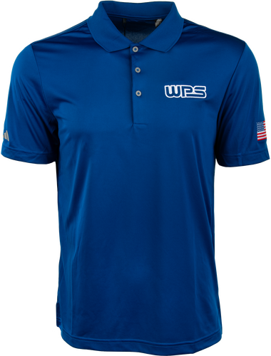WPS AM FLAG POLO ROYAL BLUE/WHITE XL