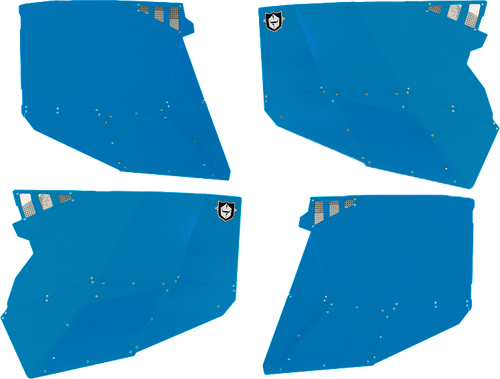 STEALTH DOOR ALLUMINUM SKINS VOODOO BLUE POL