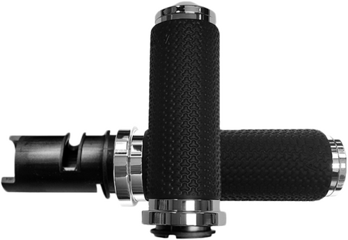 MEMORY FOAM LARGE CHROME TWIST GRIP