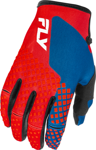 FLY RACING KINETIC GLOVES RED/WHITE/BLUE XL