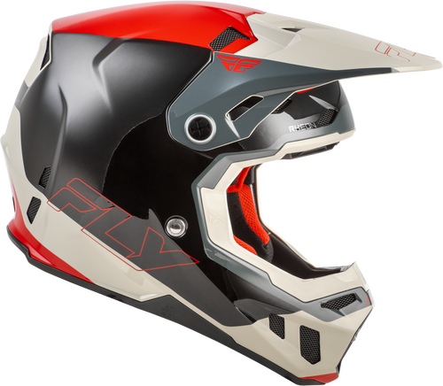 FLY RACING FORMULA CC GLIDE HELMET BLACK/RED/GREY XS
