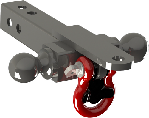 ATV TEK Elite 4 Way Hitch w/ Towing Shackle