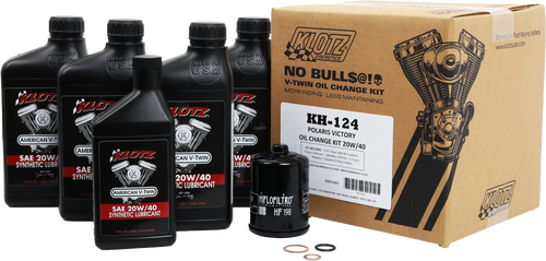 VICTORY 4.5QT SYNTHETIC OIL CHANGE KIT