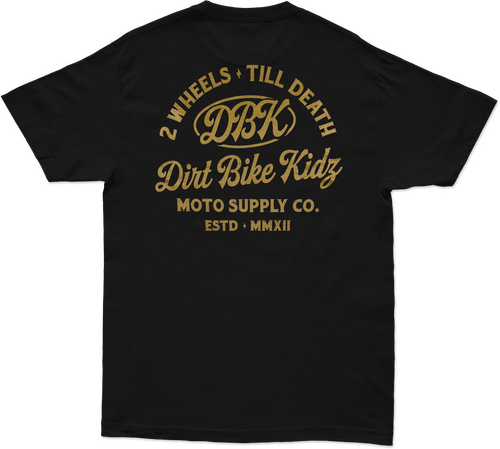 GOLD NUGGET TEE BLACK LG