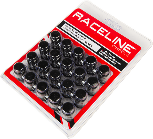 Raceline Spline Lug Nut Kit w/ Key 12MM x 1.5
