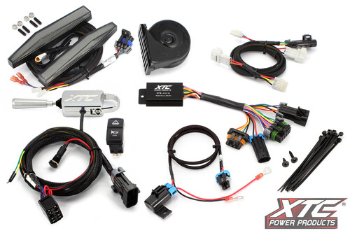 AUTO TURN SIGNAL KIT W/ BILLET LEVER AND FRONT DRL LIGHTS KAW