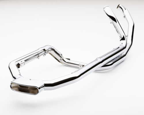 COBRA POWERPORT DUAL HEADPIPES CHROME FLH/FLT 09-16