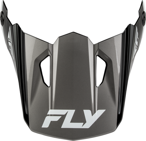 YTH KINETIC SCRAP HELMET VISOR BLACK/WHITE/GREY YS-YL