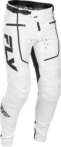 FLY RACING RAYCE BICYCLE PANTS WHITE/BLACK SZ 30