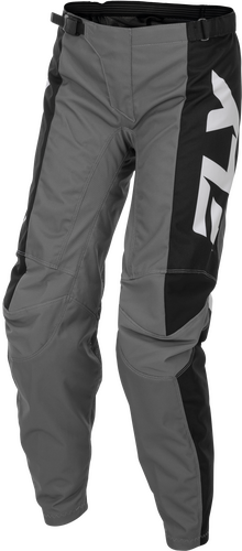 FLY RACING WOMEN'S F-16 PANTS GREY/BLACK/WHITE SZ 13/14