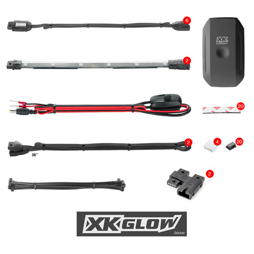 XKGLOW XKChrome App Controlled Light Kit / Motorcycle