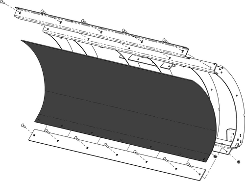 KFI PRODUCTS Replacement Poly Blade Face