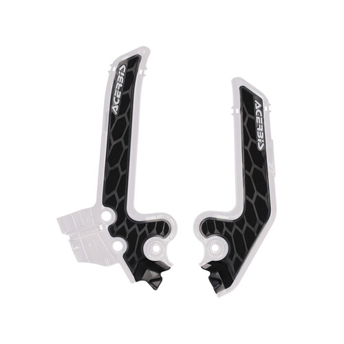 ACERBIS FRAME GUARDS HUS WHITE/BLACK