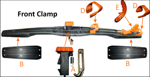 SUPERCLAMP Front Clamp Replacement Parts