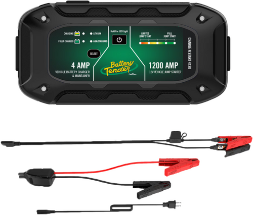 BATTERY TENDER Battery Tender Charge-N-Start Battery Charger and Jump Starter