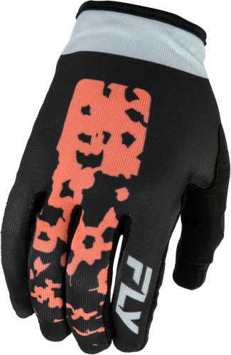 WOMEN'S LITE FLAKE GLOVES BLACK/LIGHT GREY/CORAL XL