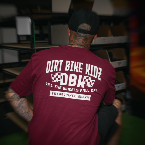DBK TILL THE END TEE BURGUNDY 2X
