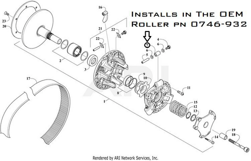 SPEEDWERX Clutch Roller Bushing Kit