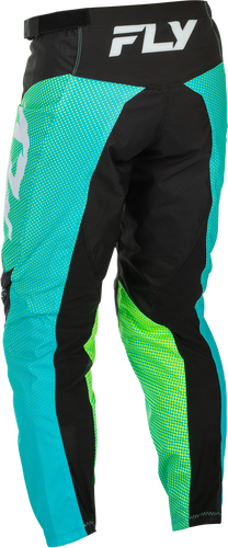 FLY RACING F-16 PANTS AQUA/BLACK/WHITE SZ 38