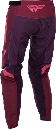 FLY RACING WOMEN'S F-16 PANTS PINK/MAUVE SZ 09/10